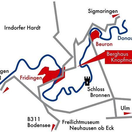 Berghaus Knopfmacher Fridingen an der Donau Zewnętrze zdjęcie